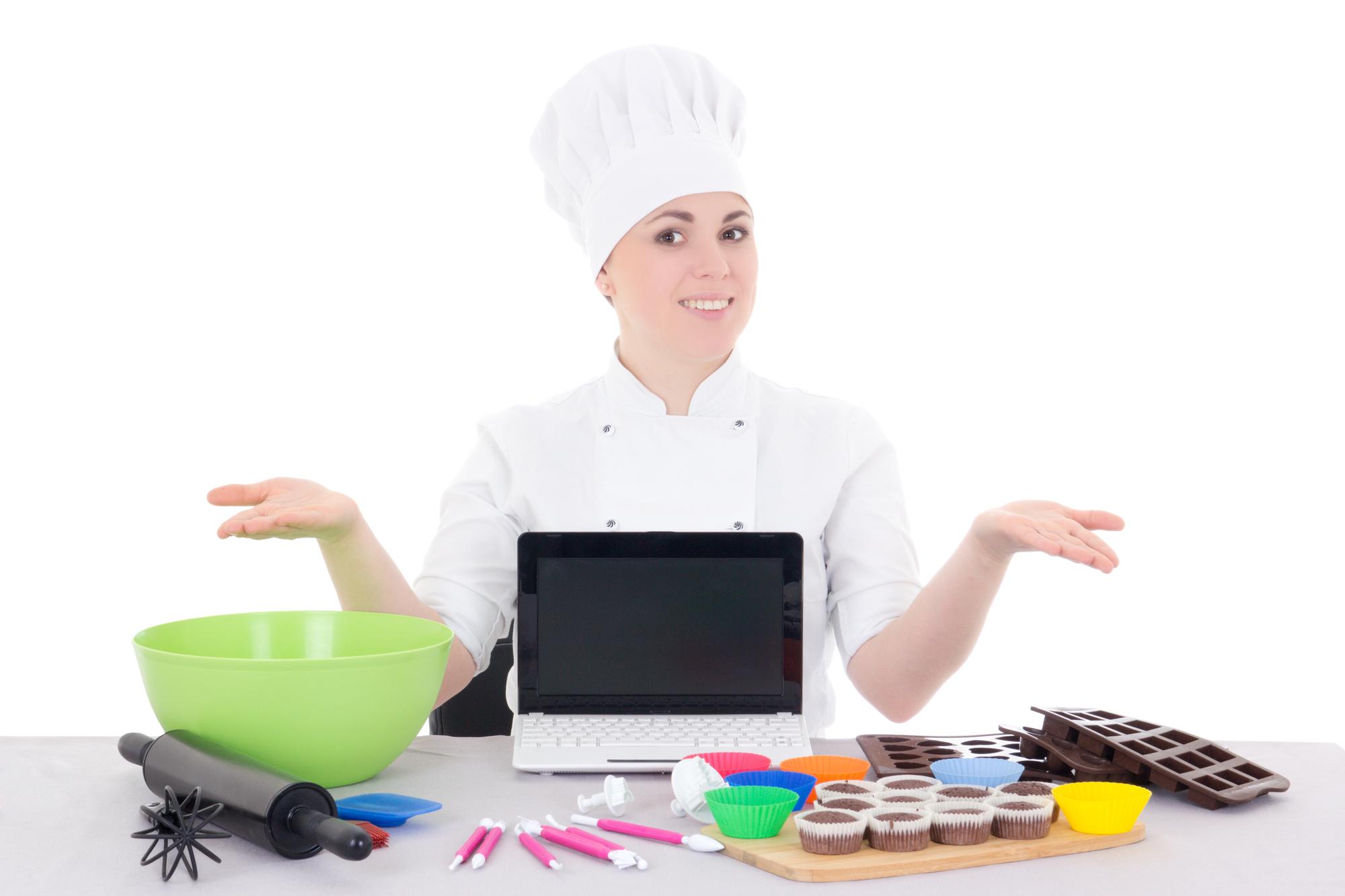 Ambiente di cucina per lezioni online
